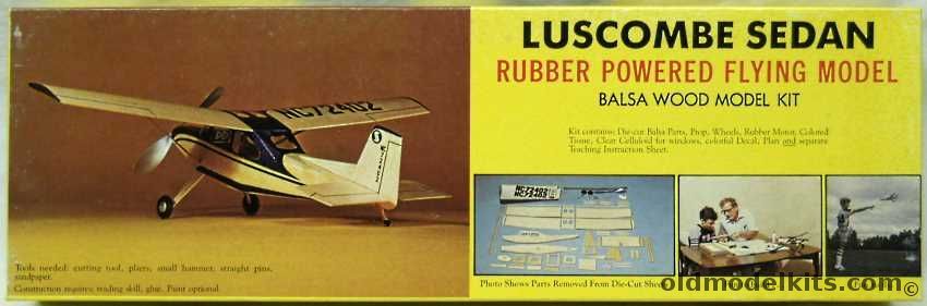 Sterling Peanut Luscombe Sedan - 21 Inch Wingspan Flying Aircraft, K-3 plastic model kit